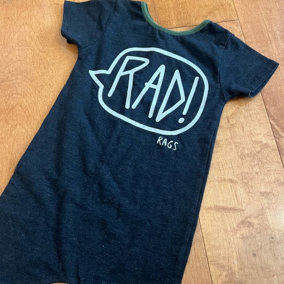 Rags to Raches Grey Rad One Piece Jumpsuit Romper, 6-12 Months - Picture 3 of 5